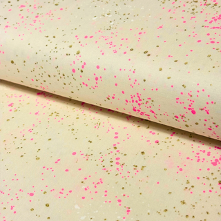 Tela Estampada de 100% Algodón 44" Speckled, Beige - 1 yarda