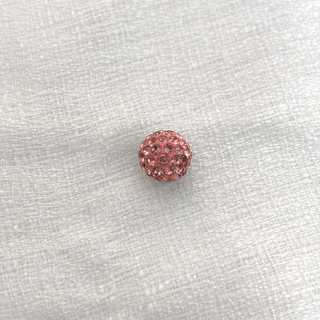 Pave Beads Rosado - 10mm