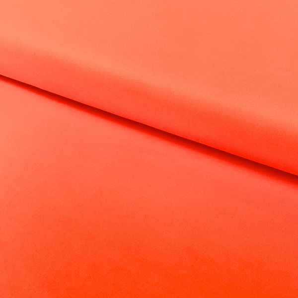 Tela Scuba 60", 100% Poliéster - Anaranjado Neón
