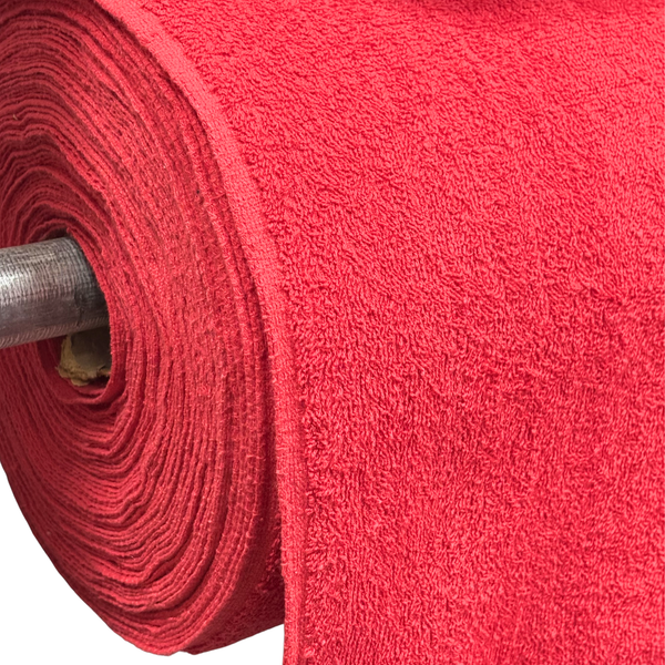 Tela Toalla 54", Rojo - 1 yarda