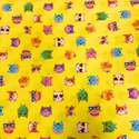 100% Cotton Printed Fabric 44" Retro, Vintage Gentleman - 1 yard