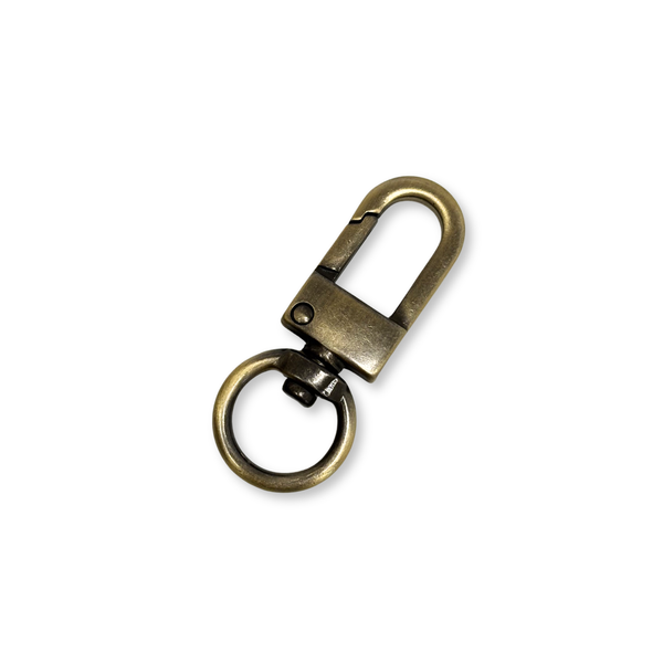 Snap Hook Bronce Antiguo ½", 13mm – 2 piezas