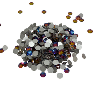 Flatbacks Rhinestones SS30, Volcano AB de Cristal - 288 piezas