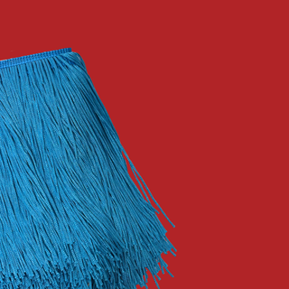 Flecos "Tassel Fringe" - Azul 6"