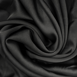Tela Georgette 8070 60", Negro - 1 yarda