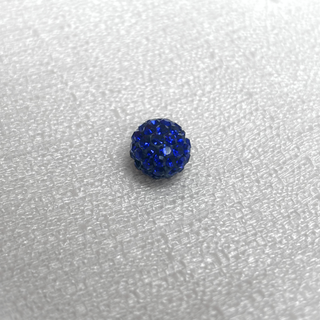 Pave Beads Azul Royal - 10mm