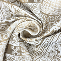 Tela Hilo 100% Estampada 58", Estilo Bohemio - 1 yarda