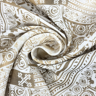 Tela Hilo 100% Estampada 58", Estilo Bohemio - 1 yarda