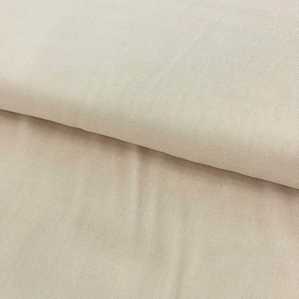 60" Rayon Challis Fabric, Beige - 1 yard