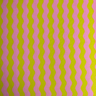 Tela Estampada de 100% Algodón 44" A Ruby + Bee Color Story, Limelight - 1 yarda
