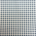 100% Cotton Printed Fabric 44" Gingham, Blue - 1 yard