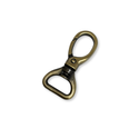 Antique Bronze Snap Hook ½", 16 mm – 2 pieces