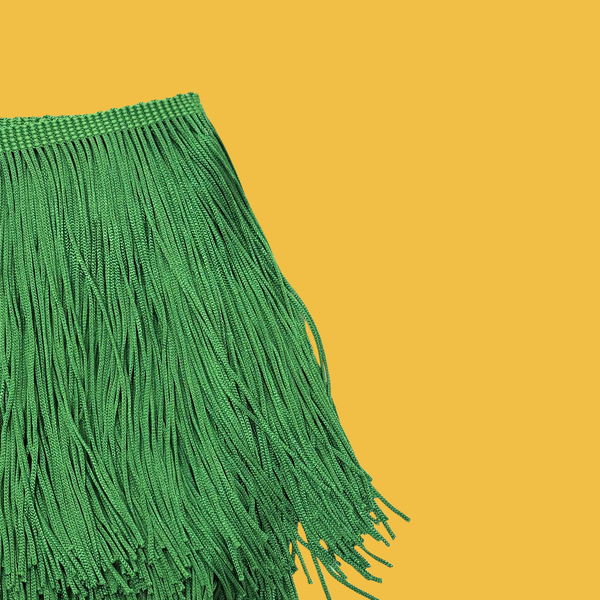 Flecos "Tassel Fringe" - Verde 6"