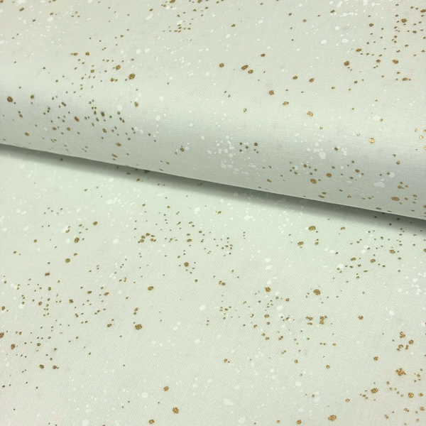 100% Cotton Speckled Print Fabric 44", Mint - 1 yard