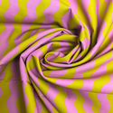 Tela Estampada de 100% Algodón 44" A Ruby + Bee Color Story, Limelight - 1 yarda