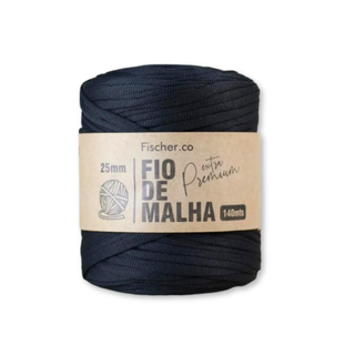 Fio de Malha Extra Premium Fisher.co, 25 mm - Negro