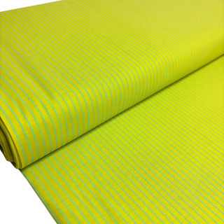 Tela Estampada de 100% Algodón 44" Rayas Finas, Lime - 1 yarda