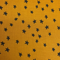 Tela Estampada de 100% Algodón 44" Starry, Tan- 1 yarda