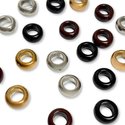 Separadores de Círculos Stainless Steel con Baño en Oro 18kt, 12mm - 1 pieza
