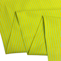 Tela Estampada de 100% Algodón 44" Rayas Finas, Lime - 1 yarda