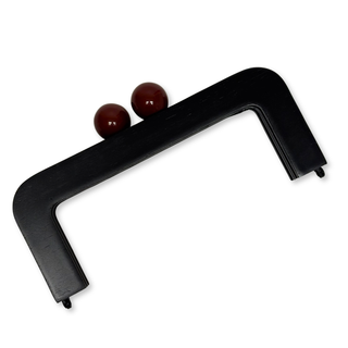 Asas para Carteras en Madera 17.5 cm, Negro – 1 pieza