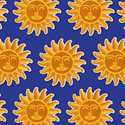 Aplicación Bordada con Pega, Sol – 1 pieza