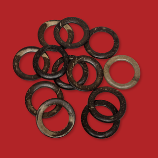 Aros de Madera, Coco Aprox. 1.5" - 1 pieza