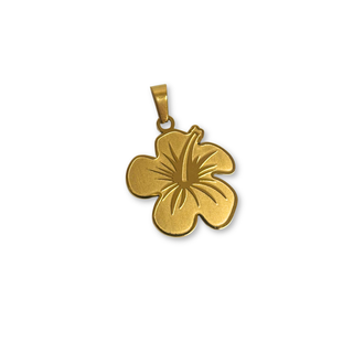 Dije de Flor Maga en Stainless Steel, 21mm - 1 pieza