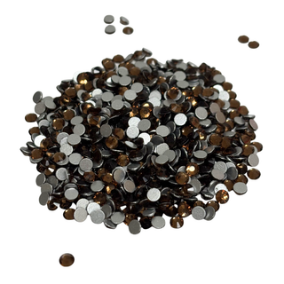 Flatbacks Rhinestones SS16, Topaz Ahumado - 1440 piezas