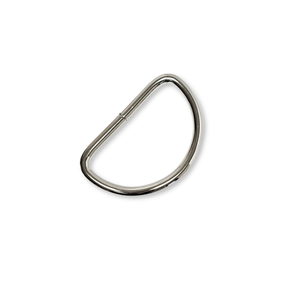 D Ring Plateado 2", 50 mm – 2 piezas
