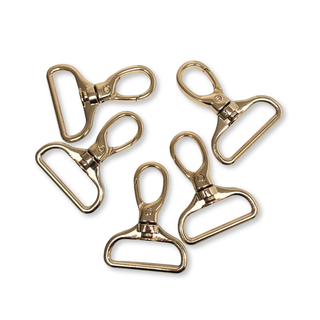 Snap Hook Gold 1.25", 32mm – 2 pieces