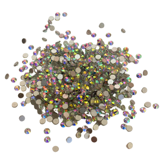 Flatbacks Rhinestones SS12, Cristal AB - 1440 piezas