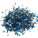 Flatbacks Rhinestones SS12, Azul Capri - 1440 piezas