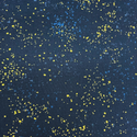 Tela Estampada de 100% Algodón 44" Speckled, Azul Marino - 1 yarda