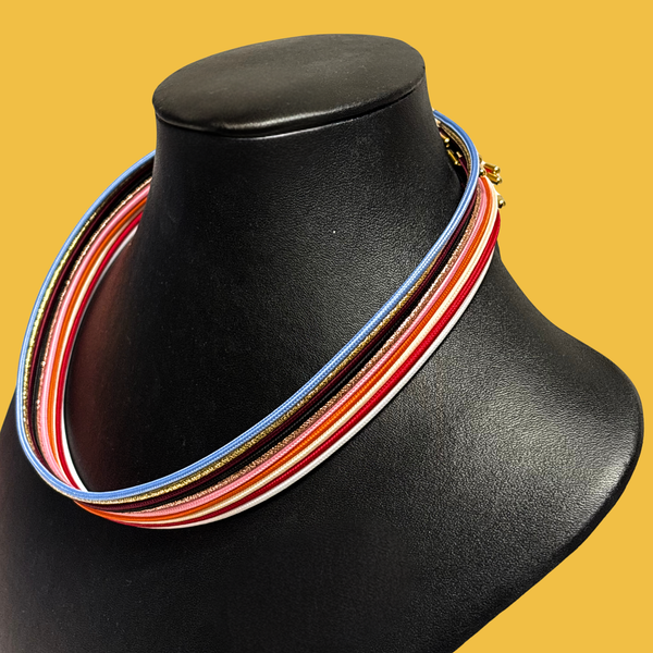 Collar de Cordón Magnético 19”, Burdeos - 1 pieza