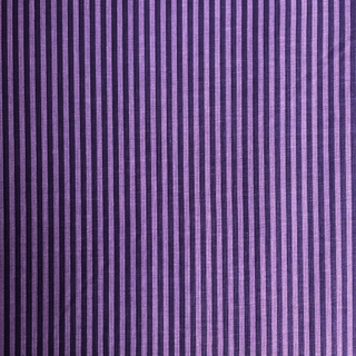 Tela Estampada de 100% Algodón 44" Rayas Finas, Eggplant - 1 yarda