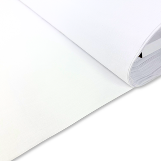 Tela Thai Etamina 45", Blanco - 1 yarda