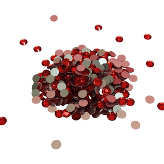 Flatbacks Rhinestones SS30, Siam Claro - 288 piezas