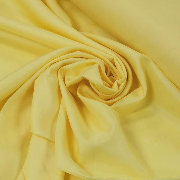 Banana Yellow  100% Polyester Pongee - 58" Wide; 1 Yard