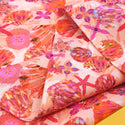 100% Cotton Print Fabric, 44/45" Pretty Shells - Pink