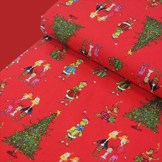 Grinch Christmas 100% Cotton Print Fabric, 44/45" Wide