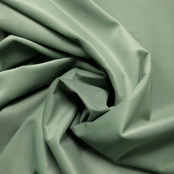 Sage Green, Velvet Fabric for Tapestry - 110" Wide; 1 yard