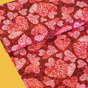 Corazones - 100% Cotton Print Fabric, 44/45" Wide