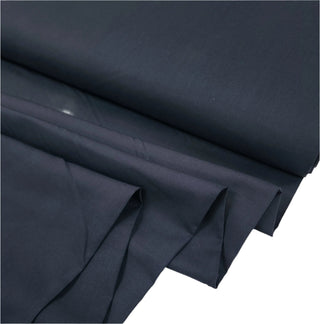 Navy, Poly/Cotton Broadcloth (Tremode) Fabric - 45" Wide; 1 Yard