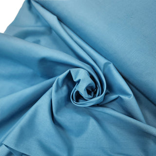 Turquoise , Poly/Cotton Broadcloth (Tremode) Fabric - 45" Wide; 1 Yard