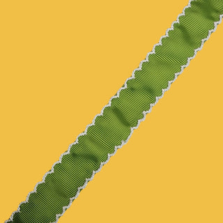 Verde - Cinta Grosgrain Moonstitch - 1 Yarda