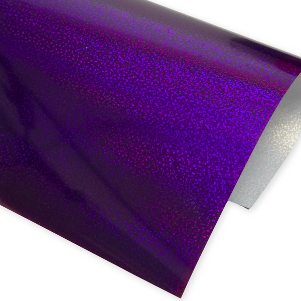 Purple Faux Glitter HTV (Heat Transfer Vinyl) Sheet Approx. 11.75"x9.75" - SOLO RECOGIDO/PICKUP ONLY