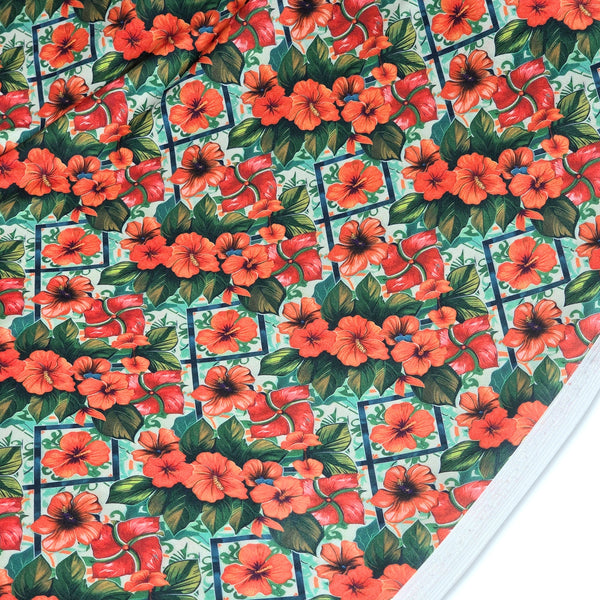 Licra Serena Sublimada / Lycra Serene, 58" Wide - 100% Polyester, Four Way Stretch - Flor de Maga