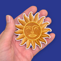 Aplicación Bordada con Pega, Sol – 1 pieza
