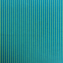 Tela Estampada de 100% Algodón 44" Rayas Finas, Turquesa - 1 yarda